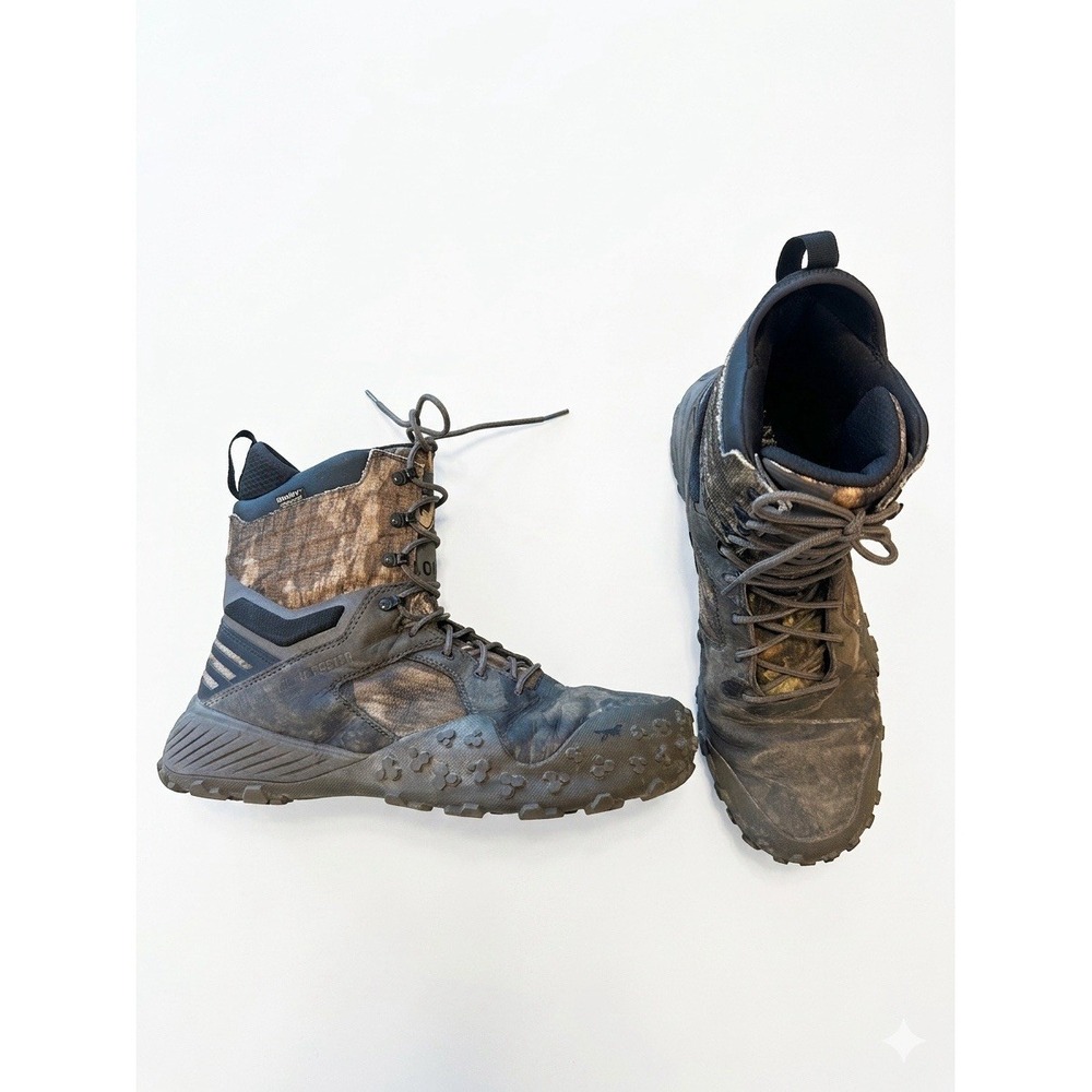 Irish Setter Boots Men Camo Size 13 VAPRTREK 3943 Insulated Waterproof Hunting